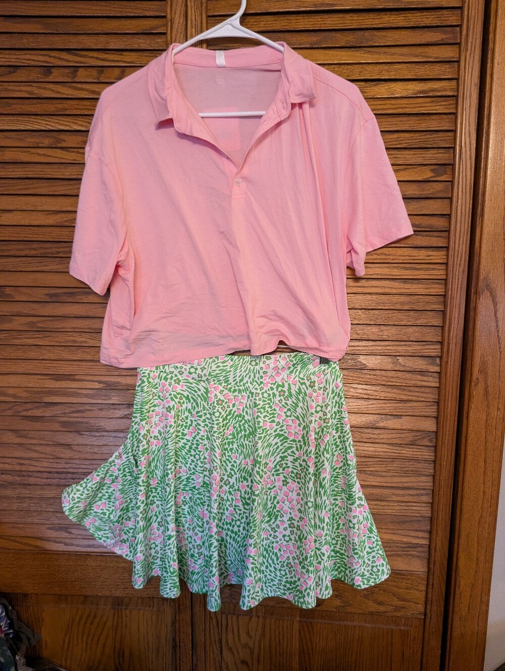 Fabletics New Two-piece Skort And Polo Set Women's Size Medium/Large